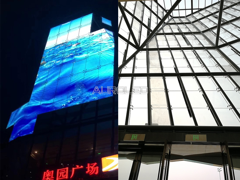 珠海奧園<a href=http://www.chzys.com/toumingping/ target=_blank class=infotextkey>透明屏</a>點亮效果